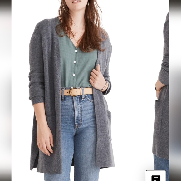 Madewell Wool Blend Sweater Cardigan (M) - Picture 1 of 6